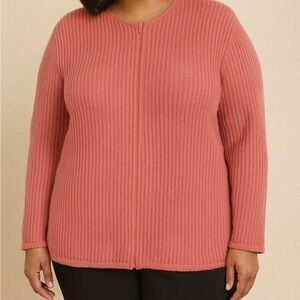 Vintage All- American Zip-up Sweater